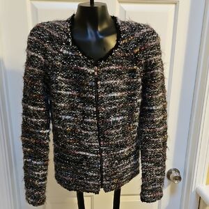 ISABEL MARANT ETOILE Multicolor Tweed Jacket - 36